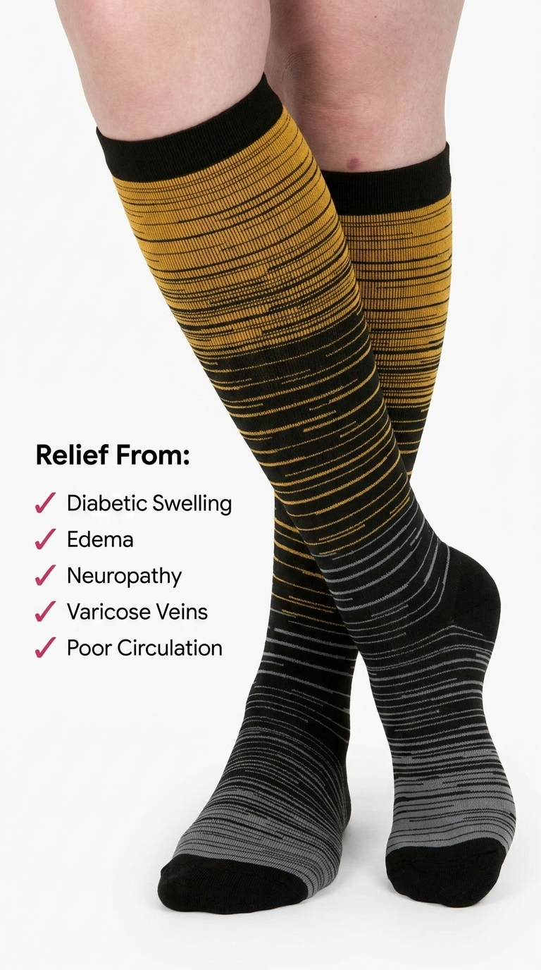 Everstride™ Stripes Compression Socks
