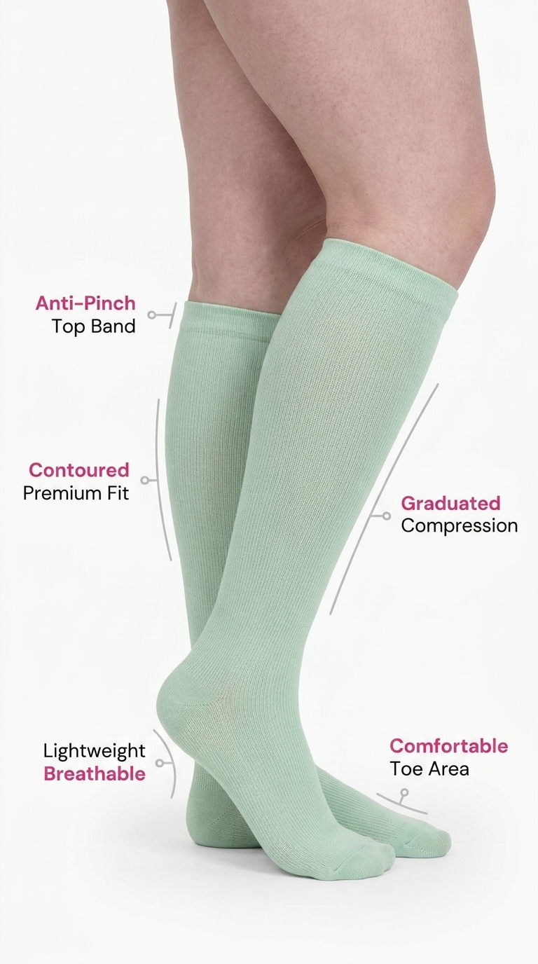 Everstride™ Original Wide Compression Socks