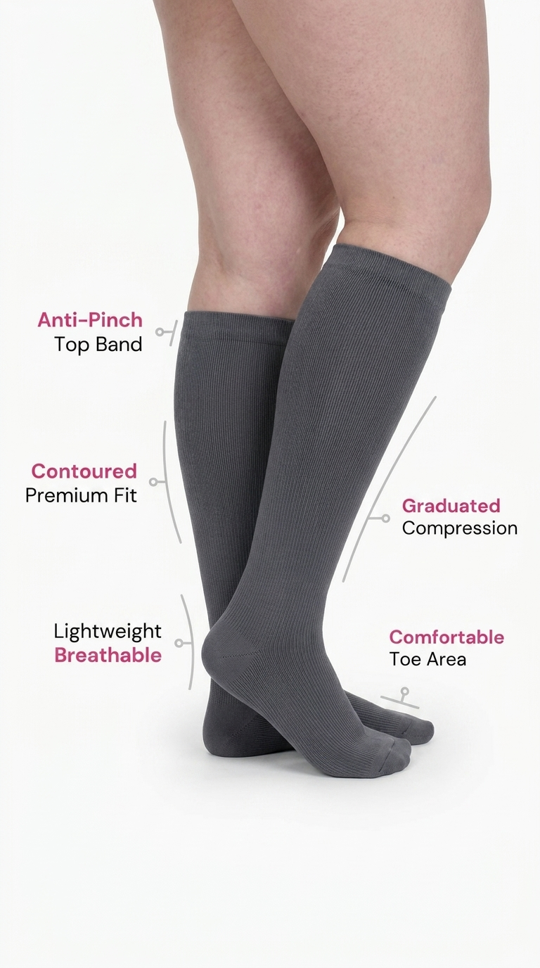Everstride™ Original Wide Compression Socks