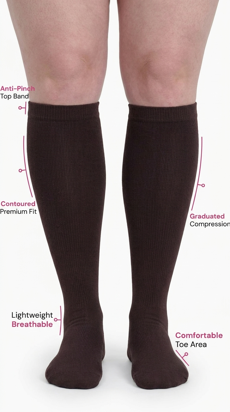 Everstride™ Original Wide Compression Socks