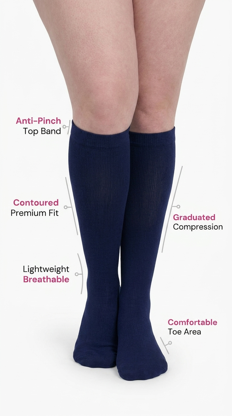 Everstride™ Original Wide Compression Socks