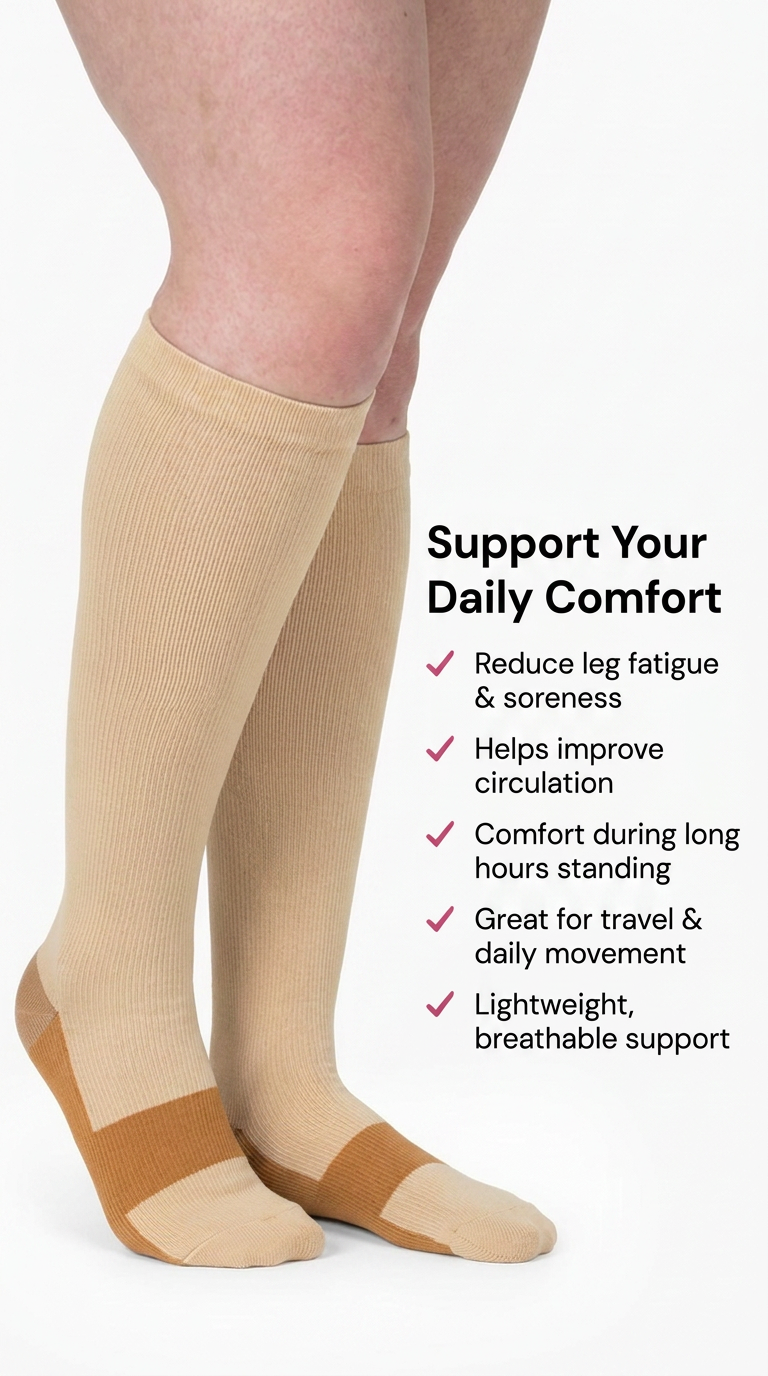Everstride™ Original Wide Compression Socks