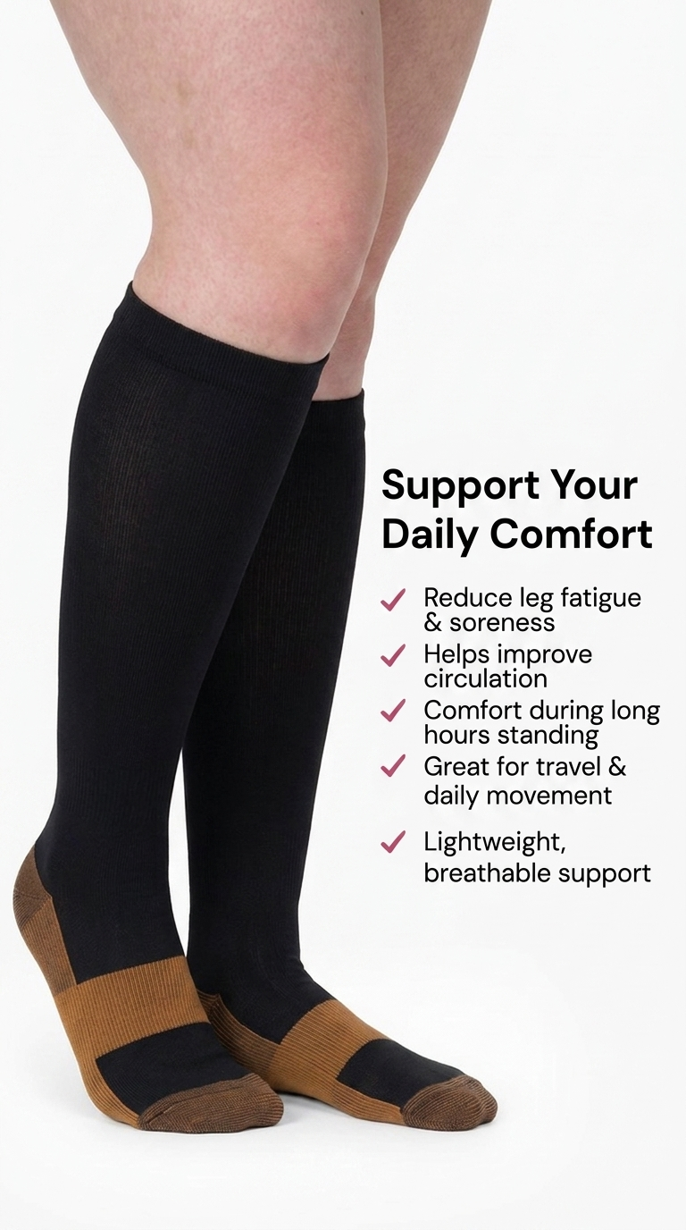 Everstride™ Original Wide Compression Socks