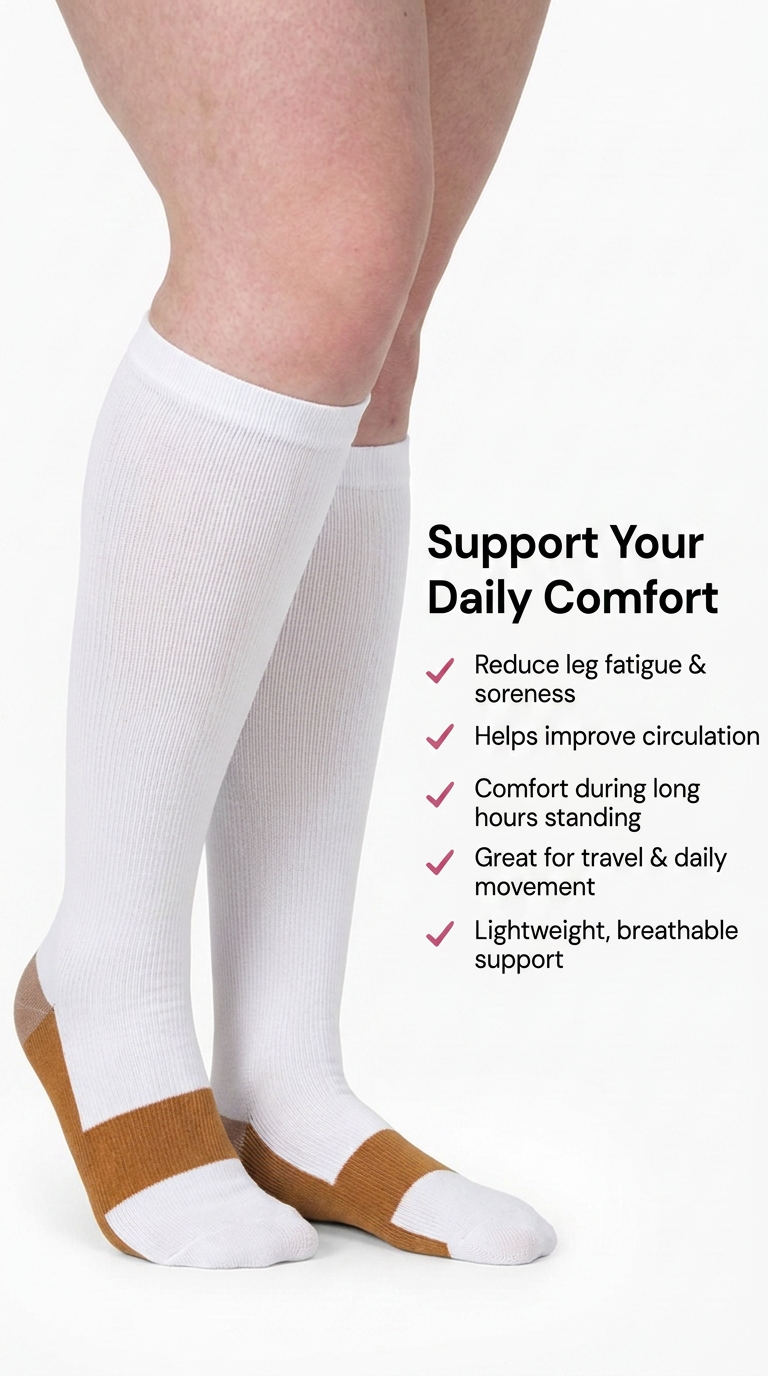 Everstride™ Original Wide Compression Socks